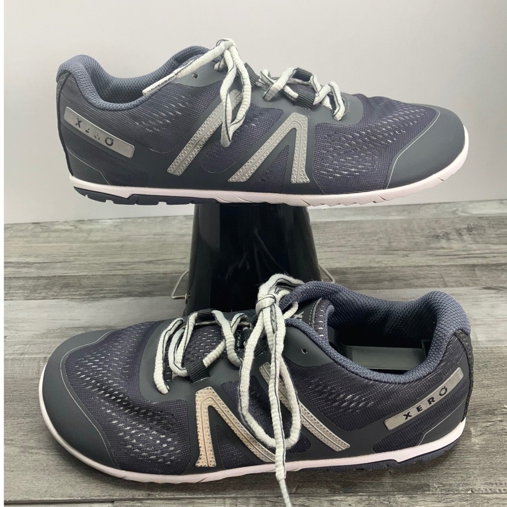 Xero Shoes HFS Womens 8 Steel Gray Barefoot Zero Drop Minimalist Running Shoes